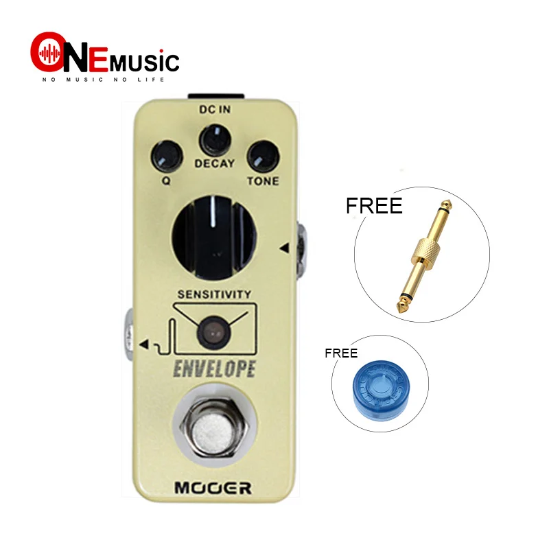 

Mooer Envelope Analog Filter Auto Wah Guitar Effect Pedal Q DECAY TONE Control with Pedal Connector and MOOER knob