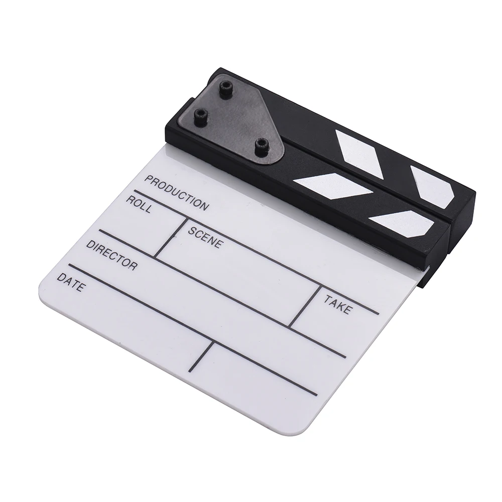 Andoer ClapperBoard компактный размер акриловая пленка Clapboard сухое стирание ТВ кинотеатральная съемка Видео Сцена Хлопушка доска сланец