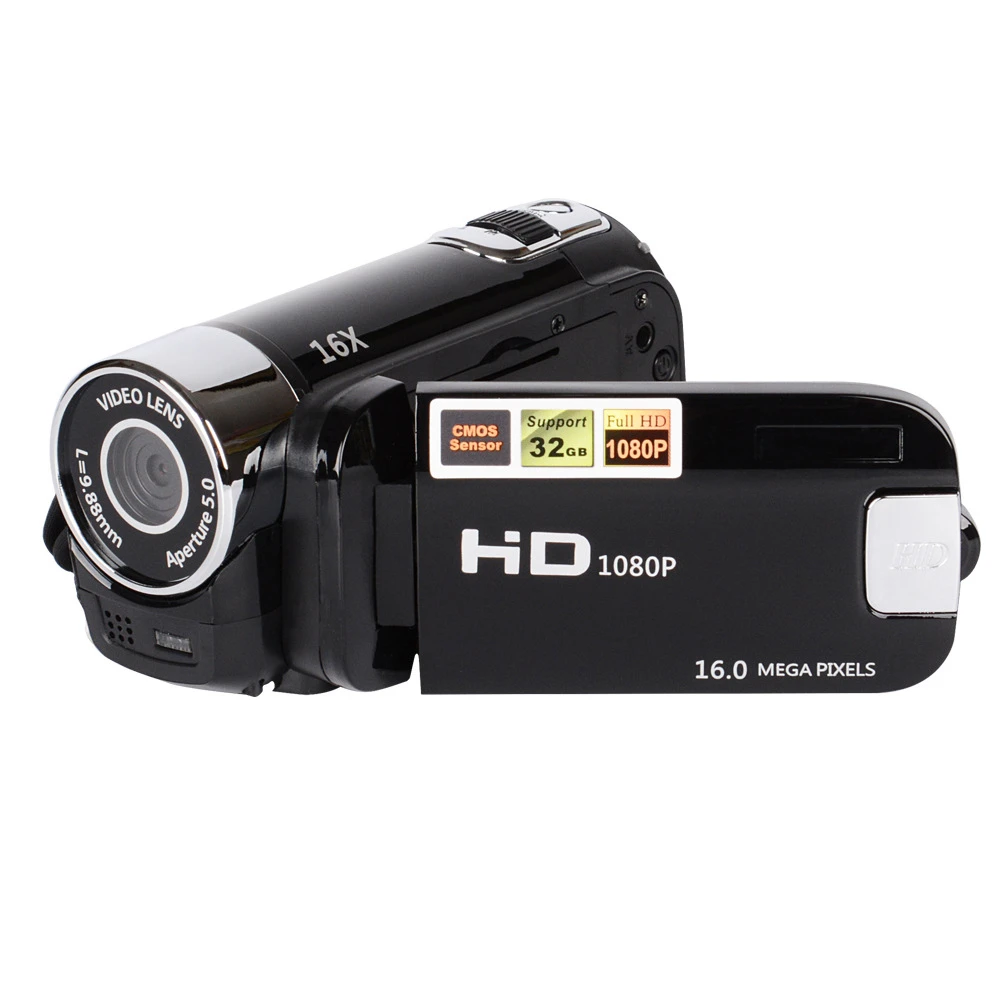 

Gizcam 1080P HD Digital Camera DV DVR TFT LCD 16X Digital Zoom 16MP CMOS Anti Shaking HD Digital Camcorder Gift