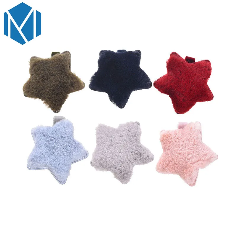 M MISM Fashion 2 pcs Hairpins Hair Clip Clamps Hairgrip Accessories For Children Hairy Star Bowknot Shape Hairclip Headwear | Детская
