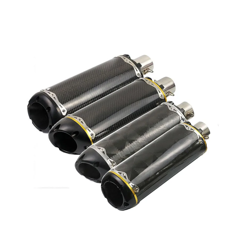 

35-51mm CNC Aluminium Alloy Modified Motorcycle Exhaust Pipe Escape Muffer Case For CBR YZF R1 R6 R3 MT07 MT09 Z800 TXDP001