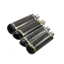 35-51mm CNC Aluminium Alloy Modified Motorcycle Exhaust Pipe Escape Muffer Case For CBR YZF R1 R6 R3 MT07 MT09 Z800 TXDP001