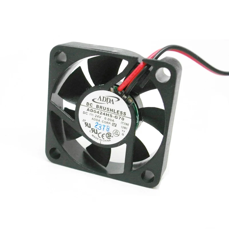 ADDA-AD0424HS-G70-4CM-4010-DC-24V-5700RPM-ball-bearing-small-axial-brushless-cooling-fan