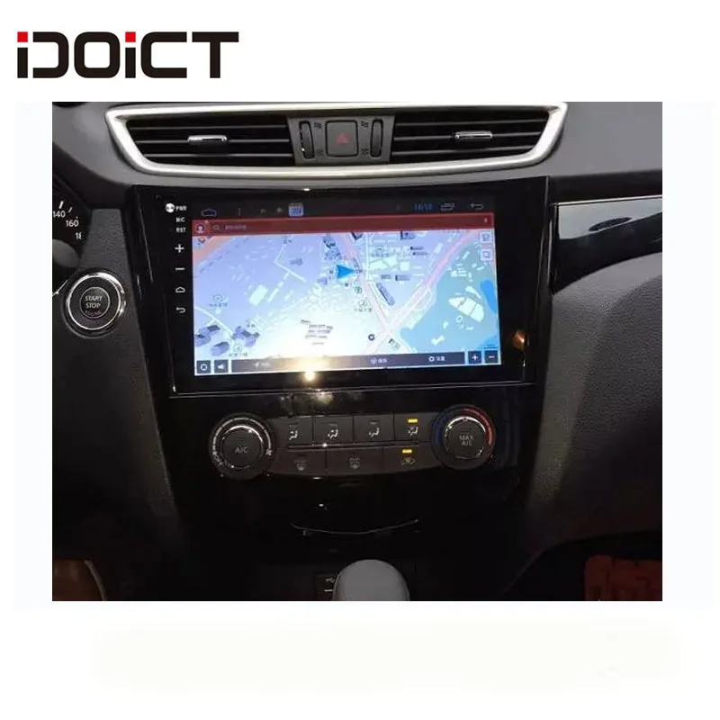 Best IDOICT Android 8.1 IPS 2G+32G  Car DVD Player GPS Navigation Multimedia For Nissan Qashqa Rogue Radio 2016 car stereo 2