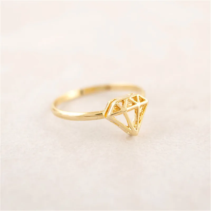 Fashion copper welded convex geometry rings - for women | Украшения и аксессуары