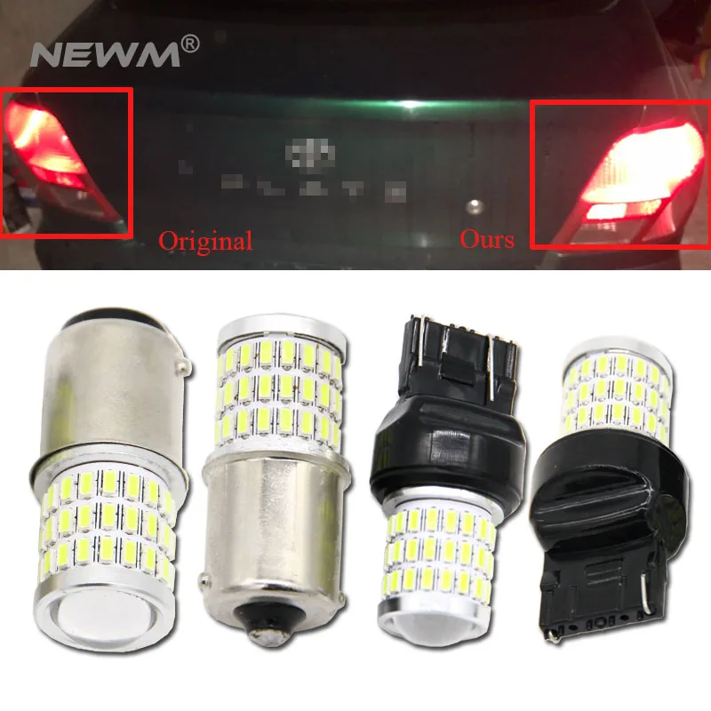 

2x p21w led bulbs car light py21w led 1156 ba15s t20 p21/5w auto led 12V bay15d 1157 bau15s w21w w21/5w t25 5W DRL Tail lamp