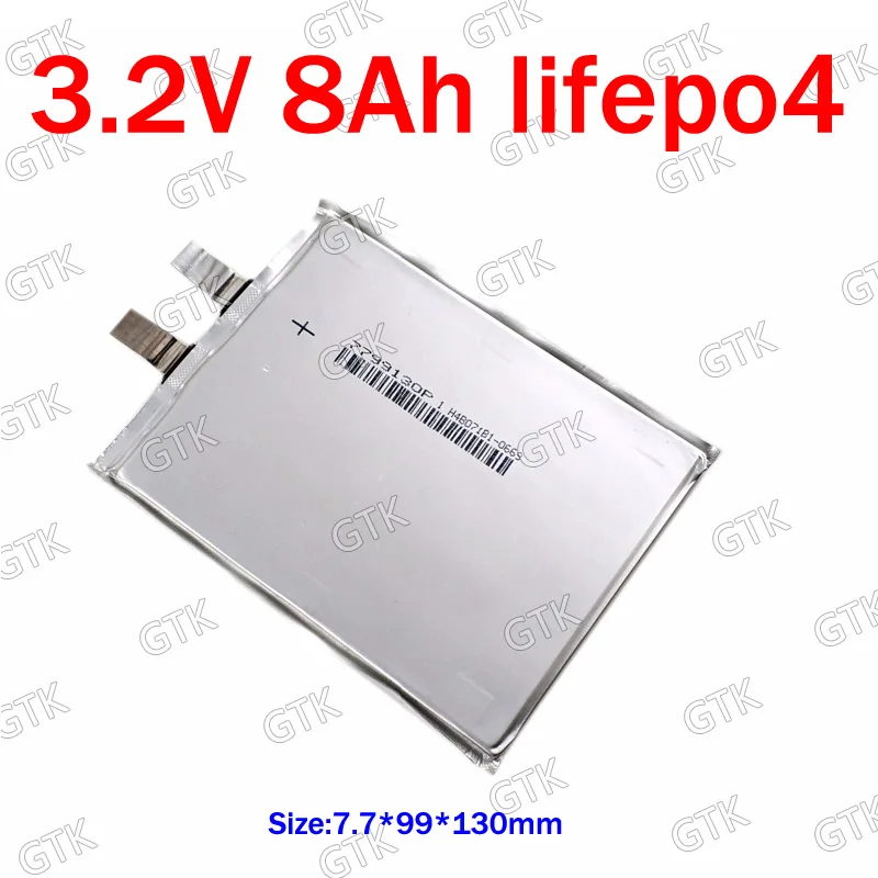 

8 шт бренд 3,2 v 8Ah lifepo4 cell 3,2 v 8000mah не 10Ah для diy 12v 8ah 40ah электроинструменты для автомобиля скутер велосипед чистящие машины