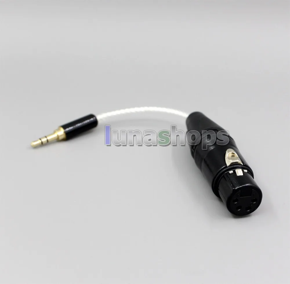 LN006377 4 контакта XLR Женский балансный подключения к TRS 3,5 мм стерео адаптер конвертер кабель