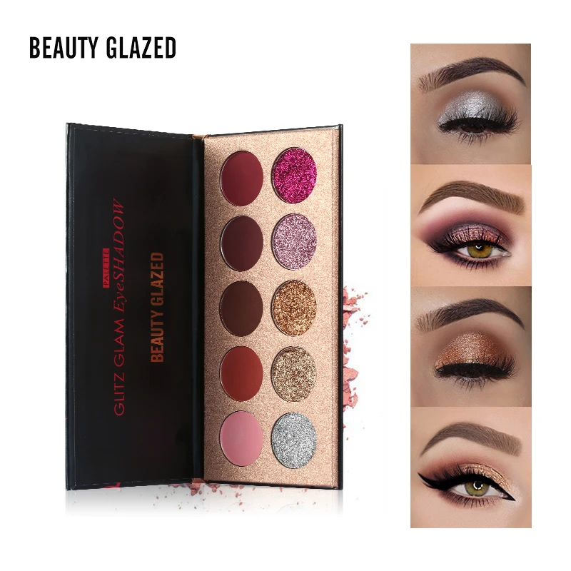 BEAUTY GLAZED Long lasting Matte Eyeshadow Easy To Wear Cosmetics