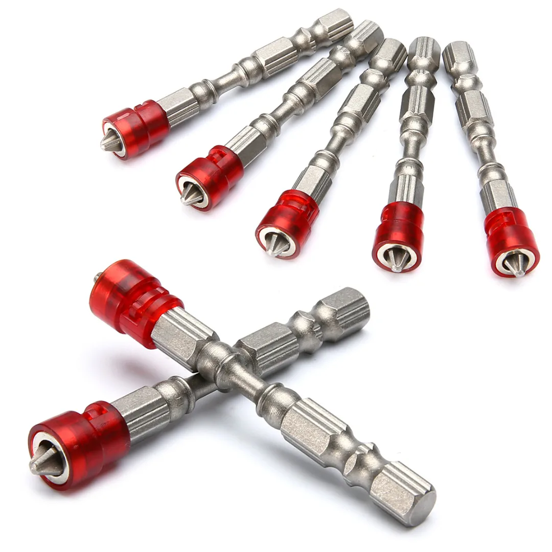 5PCS 65mm Plasterboard Drywall Screwdriver Bits 1/4" Hex Shank