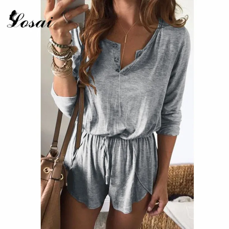 women's rompers with longer shorts