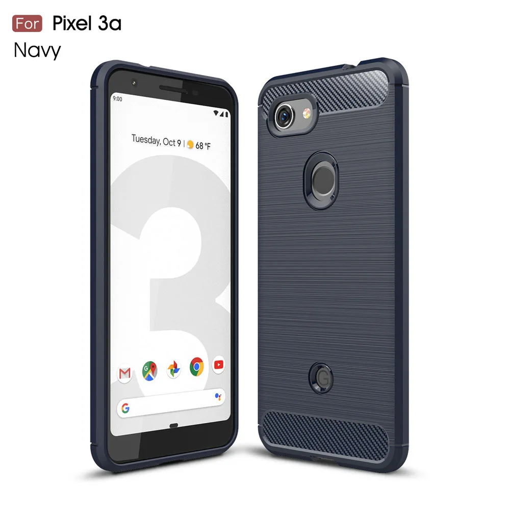 Coque 5.0For Google Pixel чехол для Htc Google Pixel на возраст 1, 2, 3, 3A 4 Pixel1 Pixel2 Pixel3 Pixel3A Pixel4 XL Coque чехол - Цвет: Navy