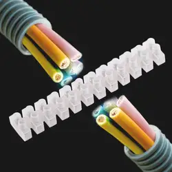 Пластик разъем провода 12-положение барьер винт клеммного блока терминал разъем с разделителями электрического соединения проводов