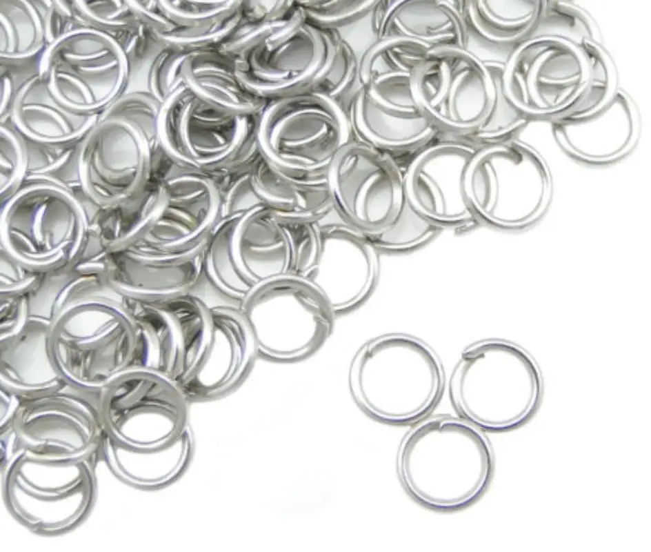 4-20mm Metal Iron Jewelry Link Vintage Loops Open Jump Rings & Split Rings For Connector Jewelry Finding DIY Making Shellhard