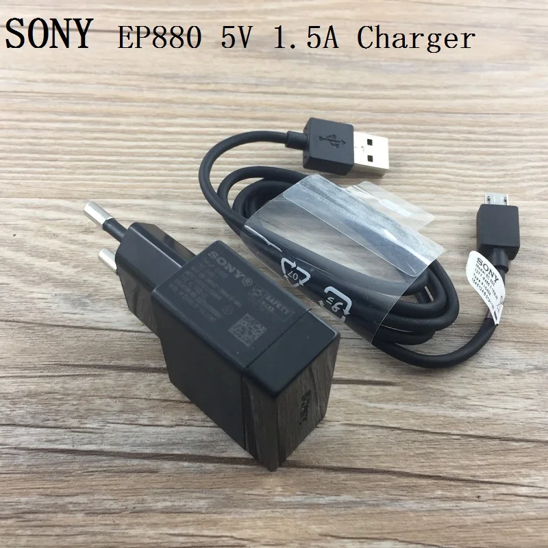 

Original for SONY Xperia XA Ultra X performance M5 E5 Z1 Z2 Z3 Z4 Z5 Compact Premium 5V 1.5A EU Charger adapter micro USB Cable