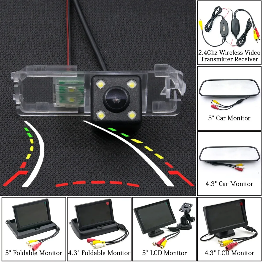 

Fixed Or Dynamic Trajectory Rear View Camera For VW Magotan Passat B6 B7 CC Bora Golf Polo Jetta Amarok Car Parking Accessories