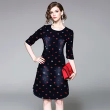 100 cotton jeans font b dress b font 2017 new brand runway font b women b