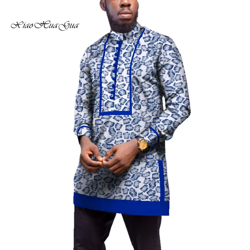 Tradicional Africano Africano Bazin Riche Encabeça Homens