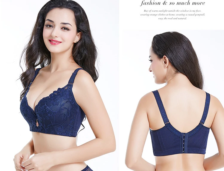 Jerrinut Sexy Push Up Plus Size Bras For Women Underwear Lingeries Women Lace Bra Plus Size Bralette Bra Large Size Women6