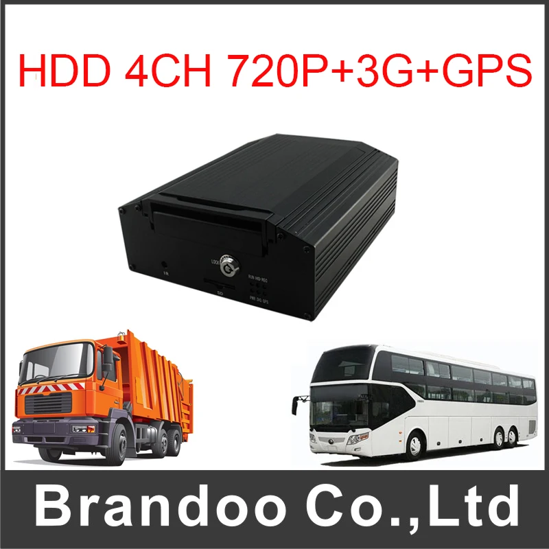 AHD DVR 720P MDVR Mobile DVR GPS 3G HD Car DVR