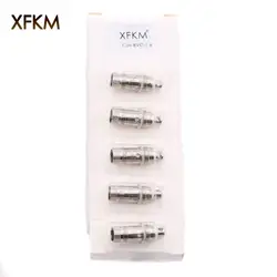 XFKM 5 шт./упак. Нижняя Вертикальная катушка 1.6ohm 1.8ohm для Nautilus 2 Nautilus мини K3 Triton Mini бак электронная сигарета катушки