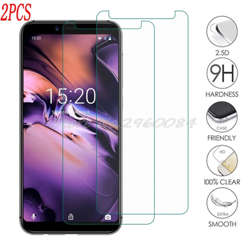 2PCS 9H Tempered Glass umi for UMIDIGI A1 A3 Z2 Pro F1 One Max S2 Lite Protective Film Screen Protector | Мобильные телефоны и