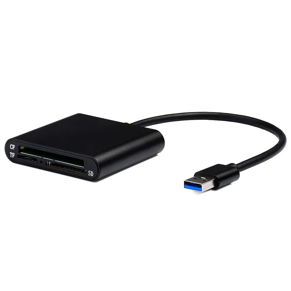 Ouhaobin алюминиевый USB 3,0 Multi-in-1 CF/SD/TF Micro SD/SDMD/MMC считыватель карт памяти USB 3,0 CF SD Micro SD/TF считыватель карт 0326 #2