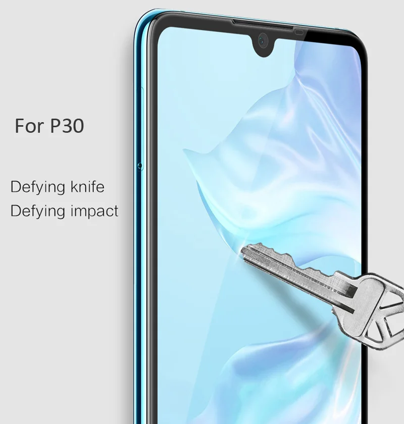 Nillkin 3D DS+ Макс закаленное Стекло для huawei P30 Pro полный Экран крышка изогнутая Защитная Олеофобное