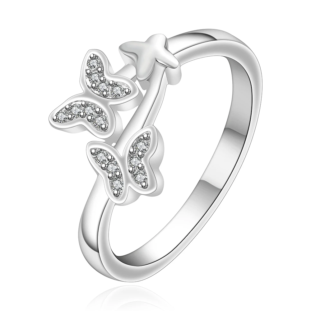 Wholesale Silver plated Ring Silver Fashion Jewelry ring Women&Men Gift
