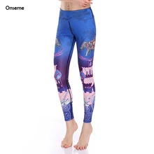Onseme New Arrival Colorful Elephant Fitness Leggings Sexy Workout Clothing For Women High Elastic Legging Female Trousers