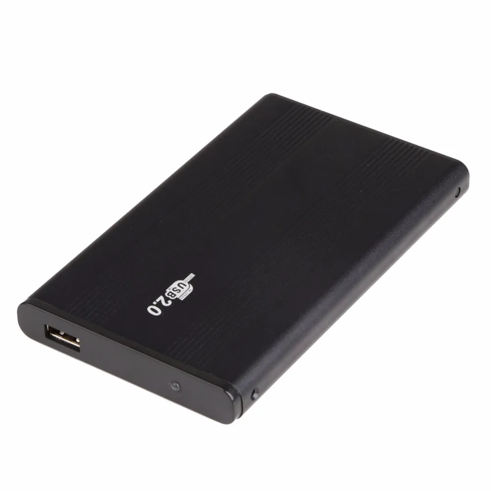 

Aluminium USB 2.0 HDD Hard Drive Disk Enclosure External 2.5 Inch IDE HDD Case Box With LED activity light for Desktop Notebook
