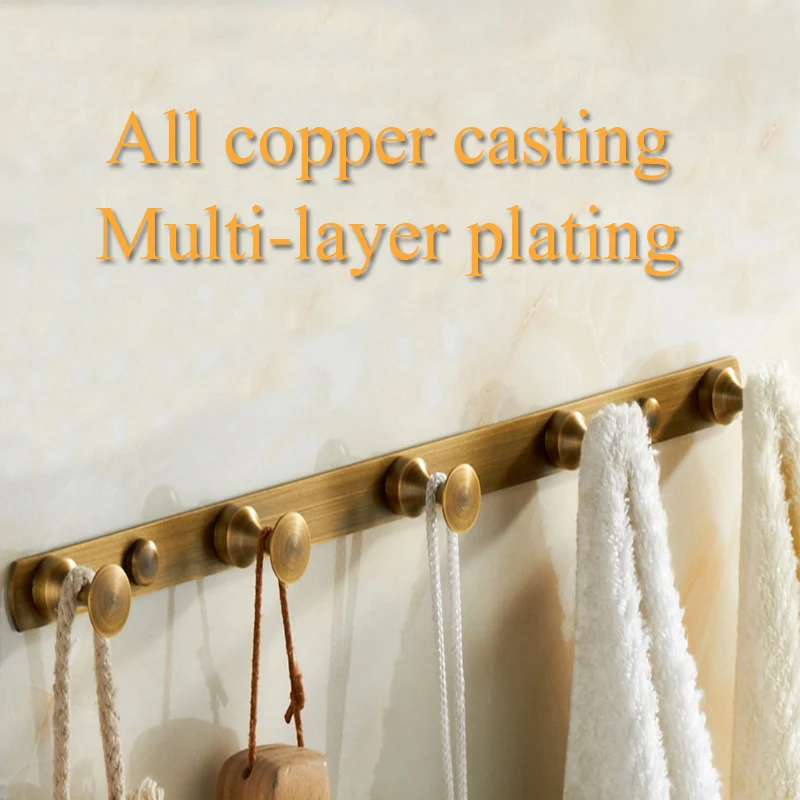 SRJ Copper Toilet Paper Holder European Antique Bathroom Round Bottom Paper Storage Rack Bathroom Retro Toilet Paper Holder