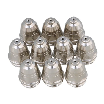 

CNBTR Silver 1.5mm P80 Electrode Shield Plasma Cutting Cutter Torch Tips pack of 10