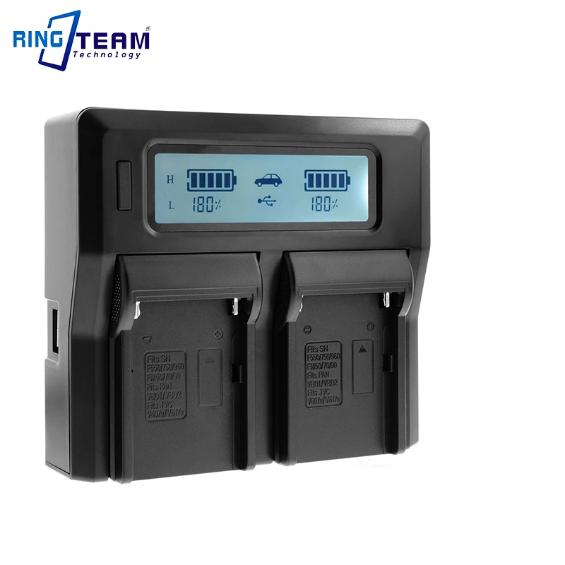 Battery Charger For Sony NP-F930, NP-F950, NP-F960, NP-F970 InfoLITHIUM L-Series