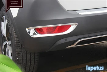 

Lapetus Bright Side Rear Fog Lights Lamp Decoration Stickers Cover Trim 2 Pcs / Set Fit For Peugeot 5008 GT 2017 2018 2019 ABS
