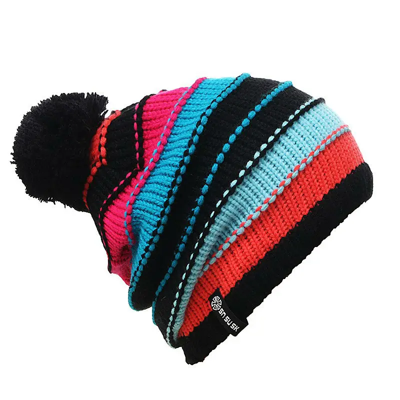 Мужские и женские Лыжные шапки унисекс, теплая зимняя вязаная шапка с черепом для катания на коньках, шапка бини, шапка с высоким воротом, лыжная шапка, шапка для сноуборда
