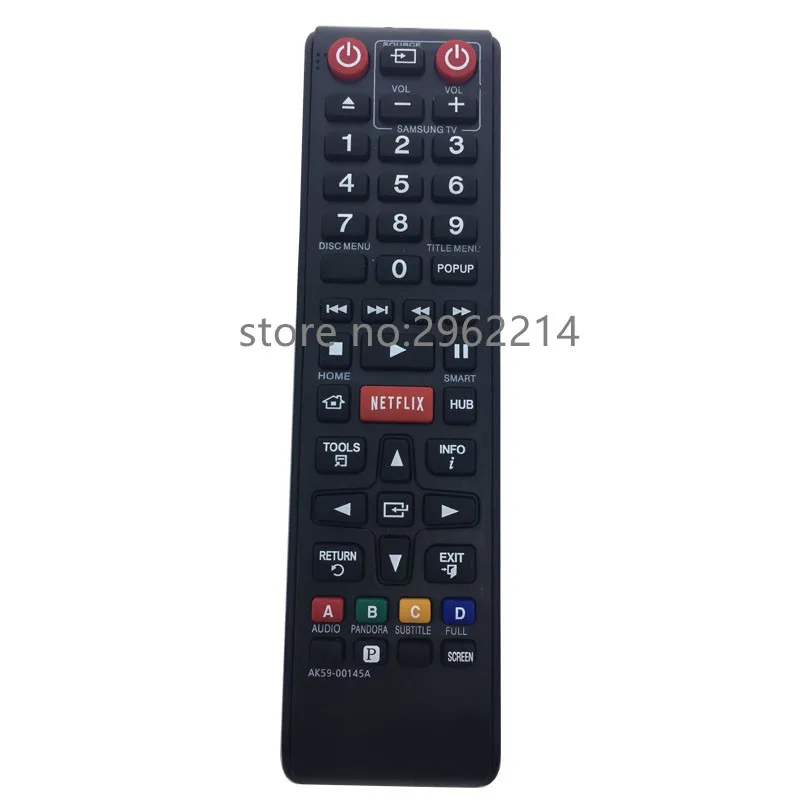 NEW Remote Control AK59-00145A FIT FOR SAMSUNG LCD LED HDTV BDE5700 BDES6000 BD-EM57 BD-EM57/ZA Blu-Ray DVD Player for NETFLIX |
