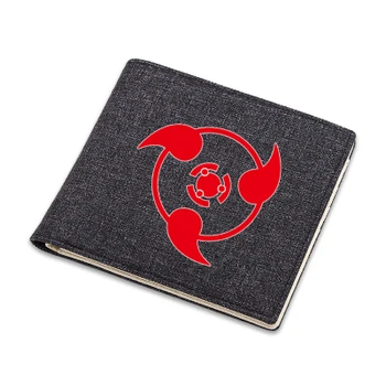 

Naruto Sasuke Wallets Short style Cartoon Anime Student holders