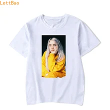Новинка, Billie Eilish, футболка для мужчин/wo, мужская, 90 s, Ретро стиль, хип-хоп стиль, уличная одежда, рок, футболка, Забавный принт, vogue, футболка, топ, футболка, homme