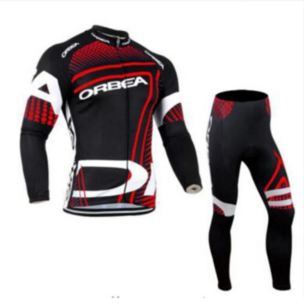 Caliente en invierno 2016 orbea велосипед рохо сми ларго ciclismo bicicleta одежда ciclo джерси camisa де