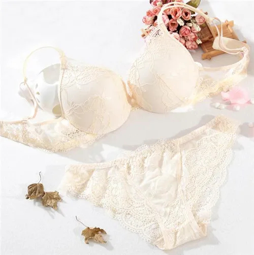 Buy 7 colors sexy women lingere bra set lace underwire