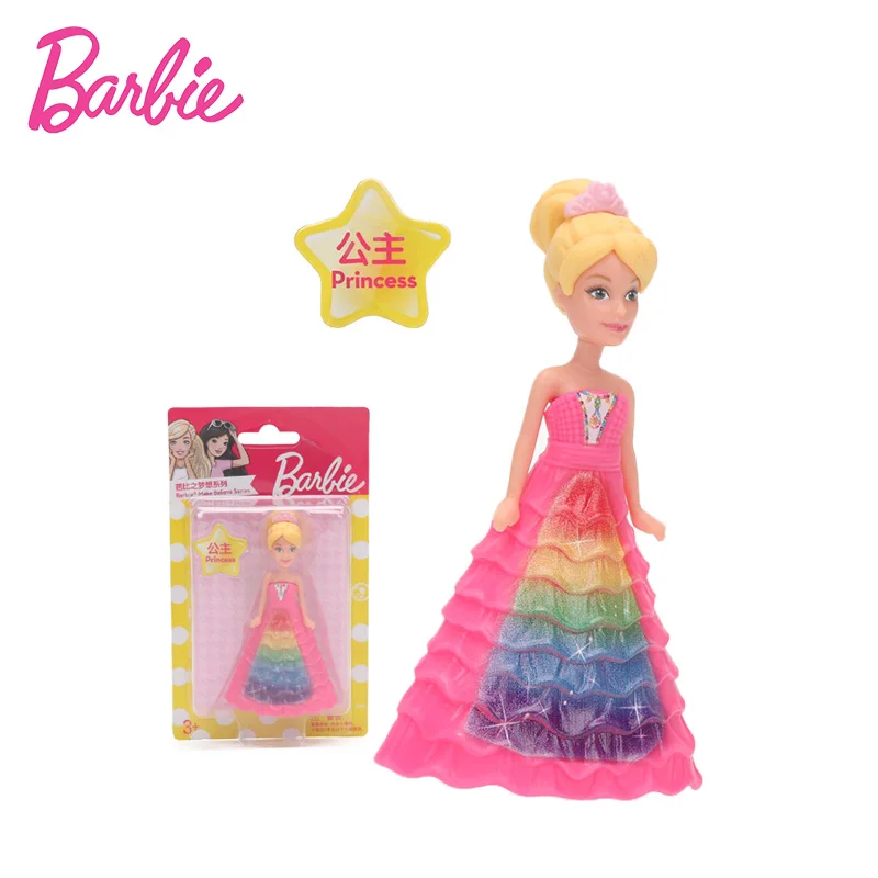 Оригинальная кукла Барби серия Make Believe Кукла с платьем Одежда Набор аксессуаров