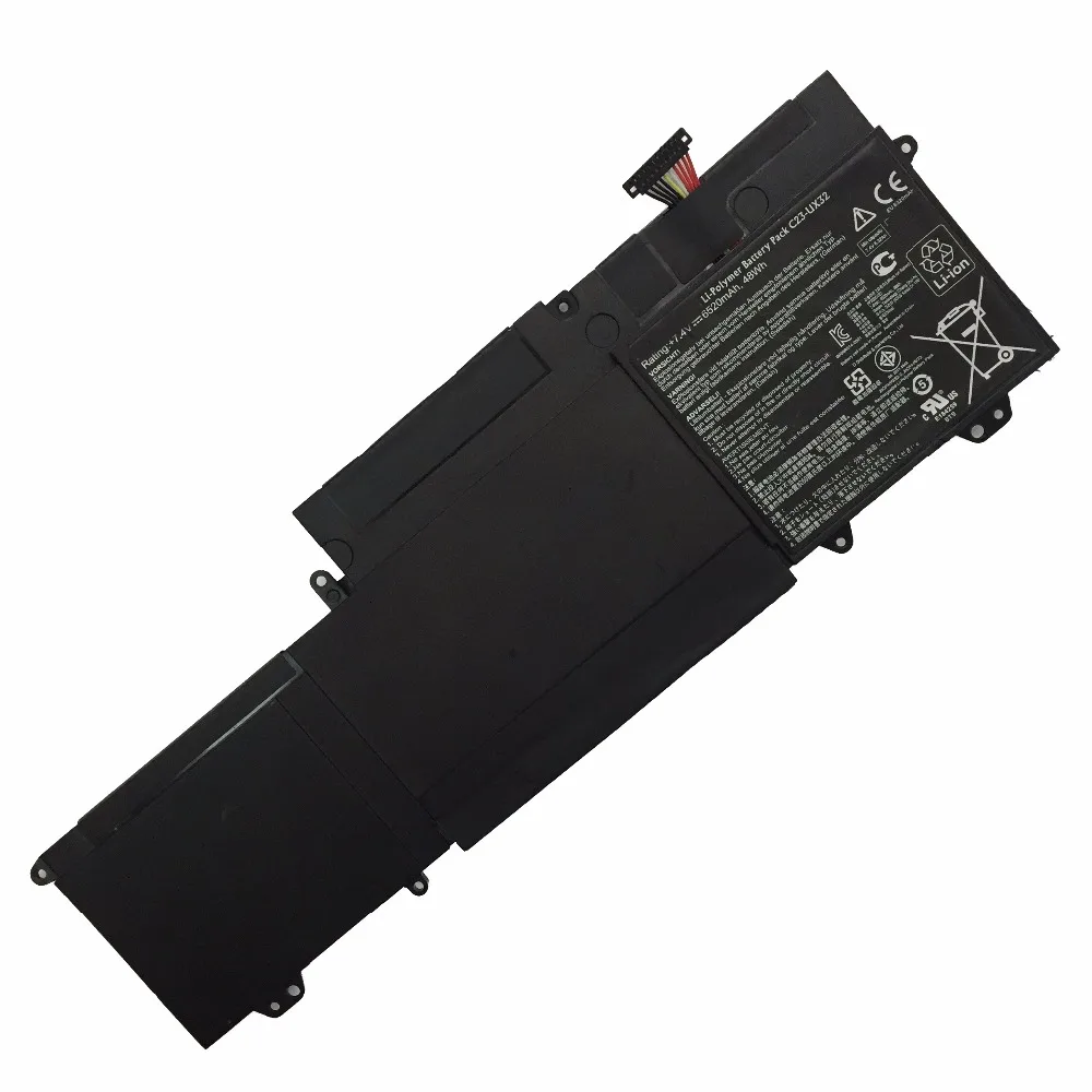 7,4 V 48Wh 6520 мА/ч, C23-ux32 Аккумулятор для ноутбука Asus Vivobook U38n U38n-c4004h Zenbook Ux32vd Ux32a