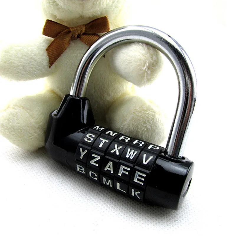 

5 Digit Combination Padlock Waterproof Bicycle Suitcase Luggage Backpack Storage Cabinets Lock @8 JDH99