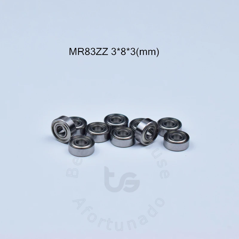 MR83ZZ 3*8*3 (мм) 10 шт. бесплатная доставка подшипник металлический герметичный