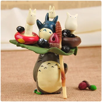 

Cartoon My Neighbor Totoro Figure Puzzle Stacked Totoro Toy Desktop Decoration