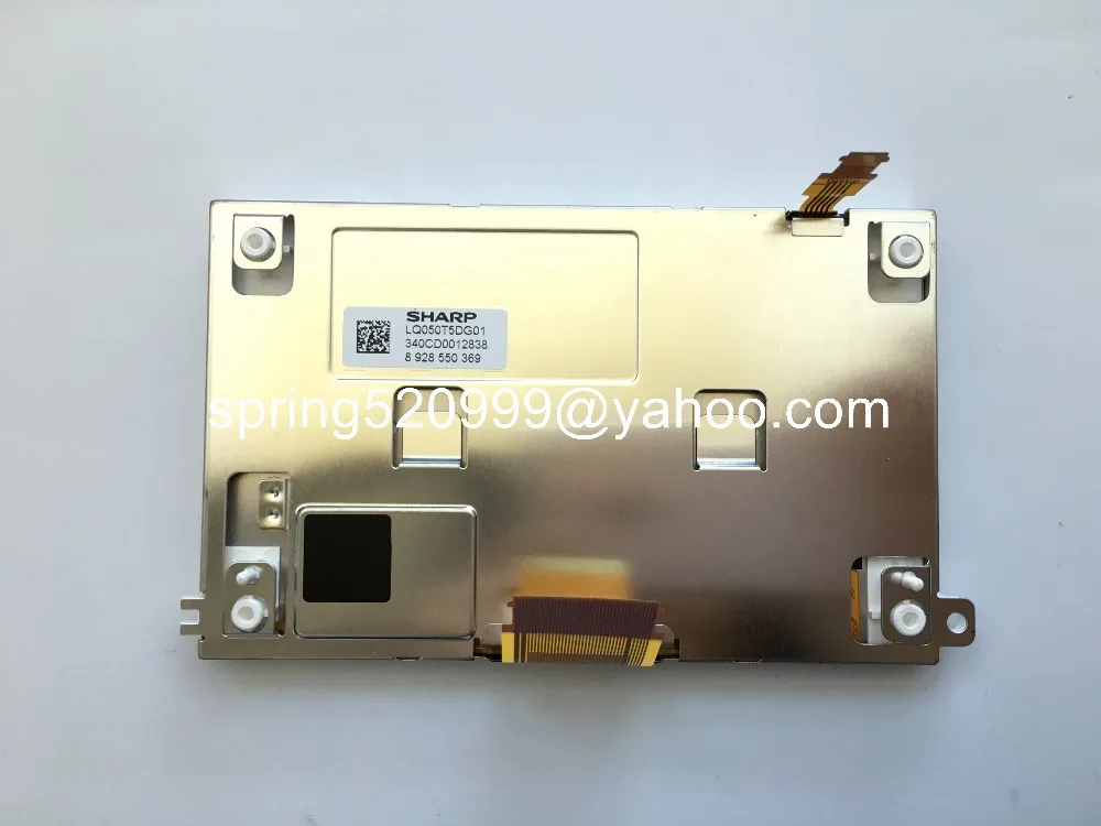 

Free post 5" screen LQ050T5DG01 LQ050T5DG02 LCD Display without touch for Car Navigation LCD Screen HB TFT LED monitor