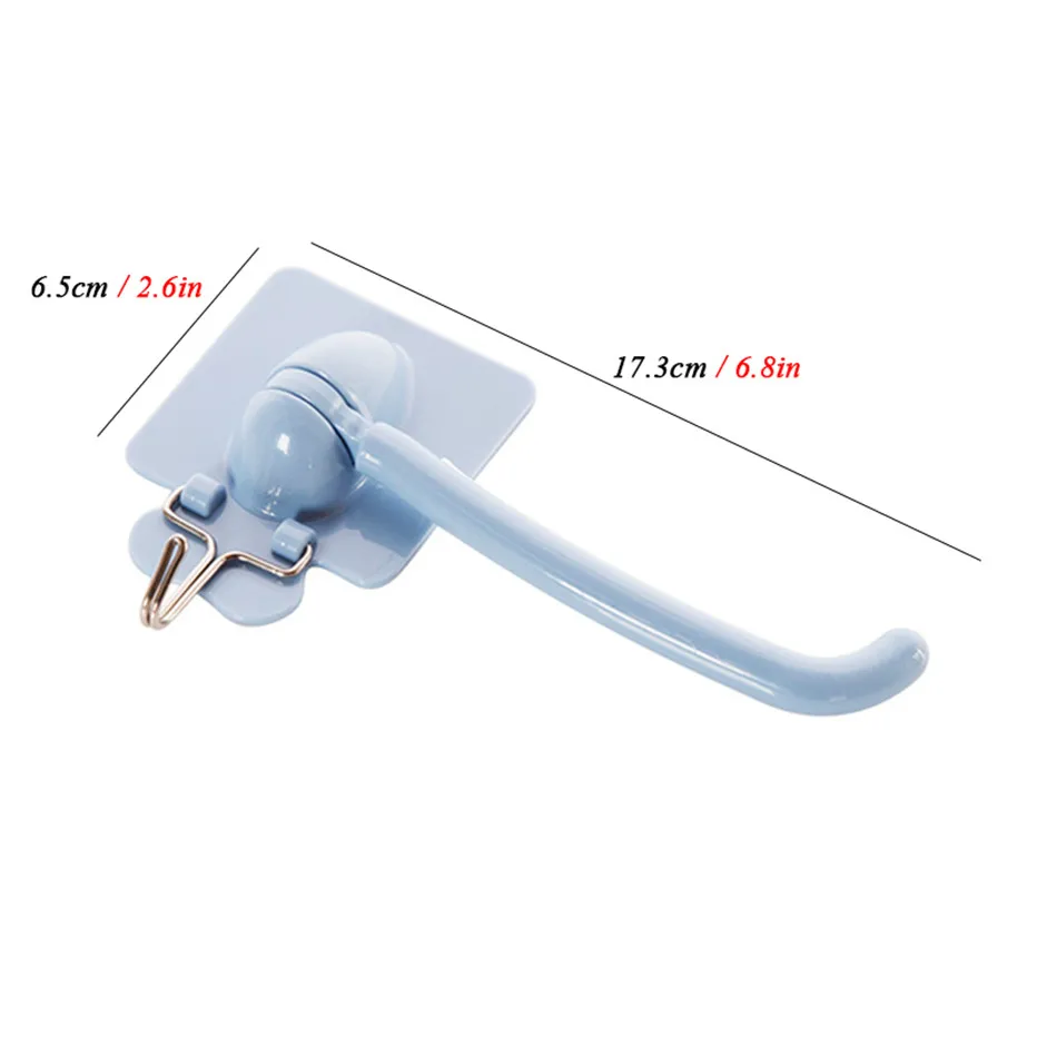 Plastic Towel Bars Rotating Towel Storage Rack Bathroom Organizer Wall Mounted Kitchen Tools Holder Hooks5