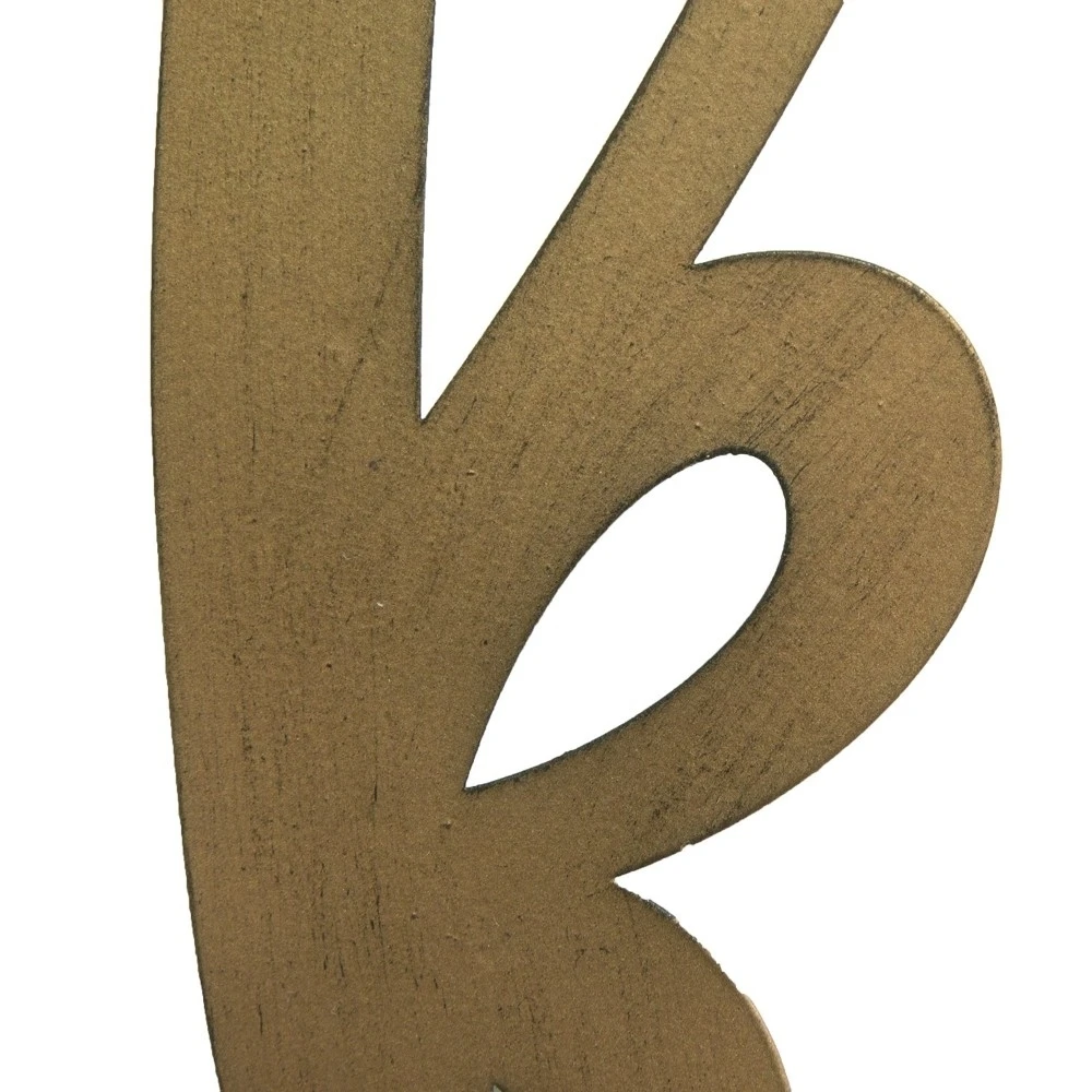 Typography, Bronze thankful Script Wall Decor (1)