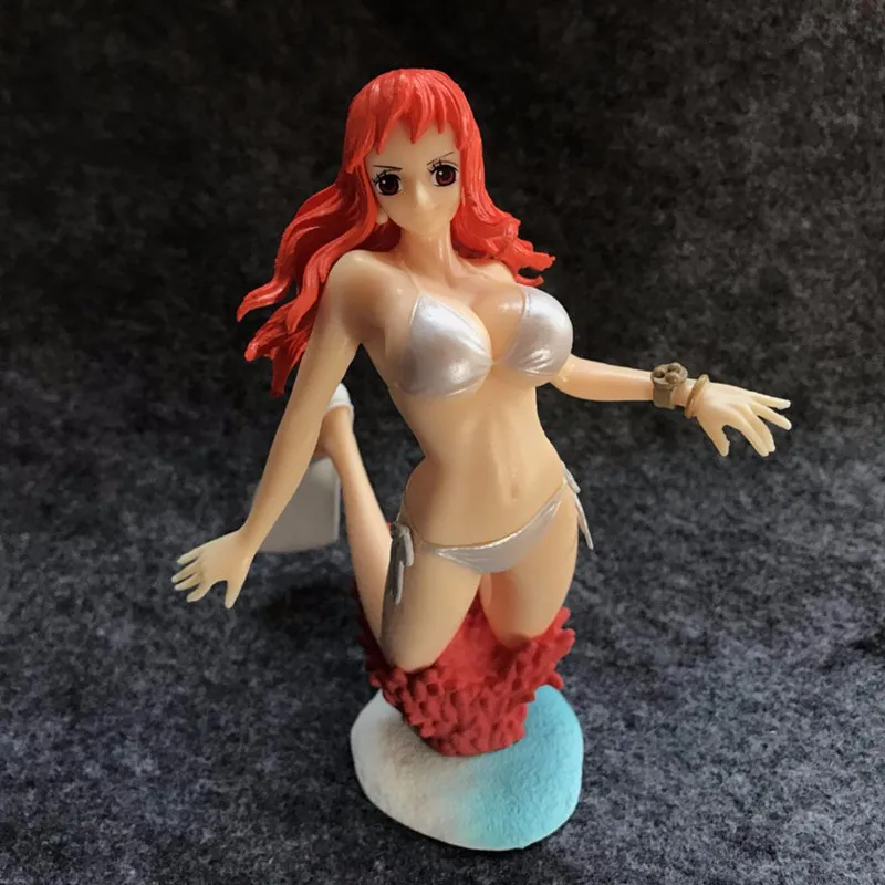 Один кусок Nami сексуальные фигурки вор Кот белый купальник для дайвинга версия